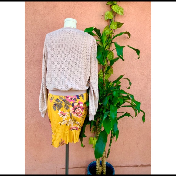 Faux Suede Perforated Bomber Jacket - Picture 2 of 5